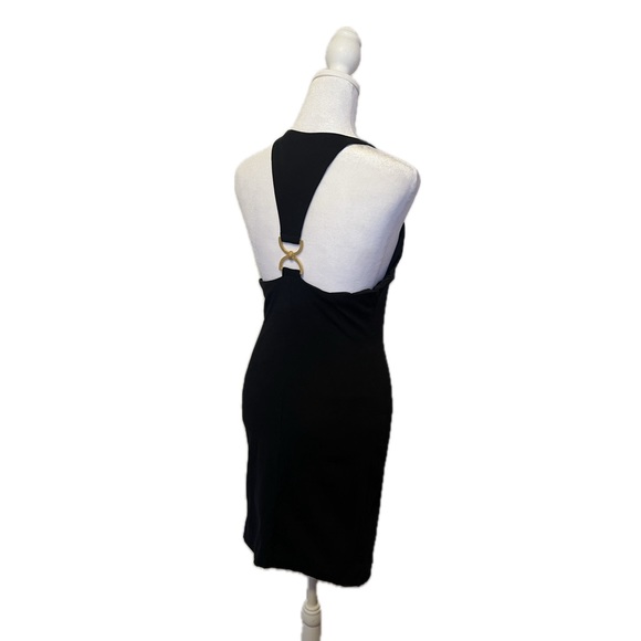 Vintage Black and Gold Party Dress - Picture 3 of 13